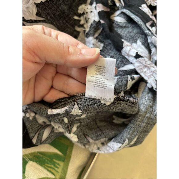 Spiritual Gangster Womens Black Taupe Floral Tie Waist Maya Kimono Jacket OS - Picture 4 of 10